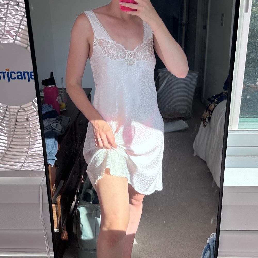 Vintage Dior silk nightgown